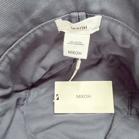 NEW Mikoh Panda Oversized Brim Bucket Hat Cabana Dark Blue One Size MSRP $85 main image 11